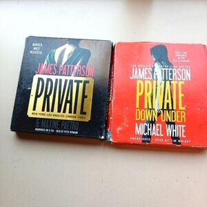 James Pattersons Books On CDs. Private And Private Down Under.